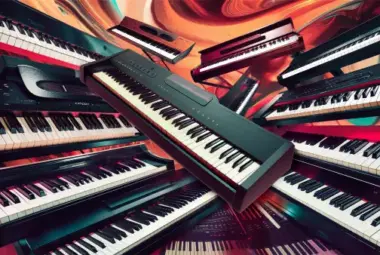 Collection of top-notch digital pianos with 88 weighted keys, advanced sound engines, and sleek designs, perfect for professional performances and home practice