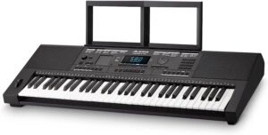 Alesis Harmony 61 Pro portable keyboard with 61 touch-sensitive keys, built-in speakers, and a variety of sounds, perfect for beginners and hobbyists