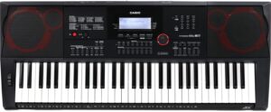 Casio CT-X3000 portable keyboard with 61 touch-sensitive keys, advanced AiX Sound Source, and built-in speakers, designed for versatile music creation