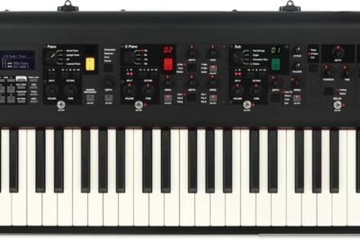 Yamaha CP88 stage piano with 88 weighted keys, advanced sound engine, and a modern design, perfect for live performances and studio sessions