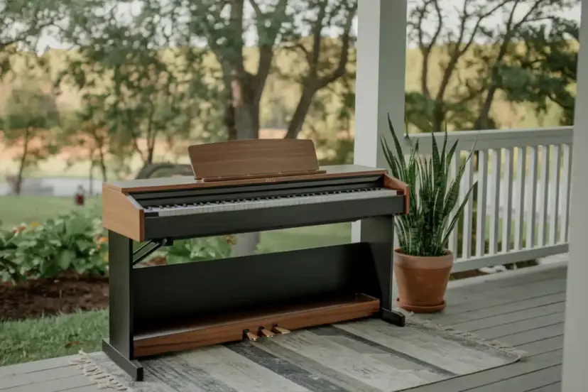 Collection of digital pianos featuring sleek designs, weighted keys, and advanced sound technology, ideal for beginners and professionals