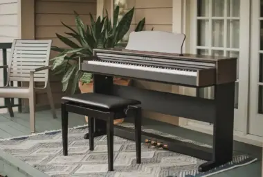 88-key keyboards for beginners featuring weighted keys, built-in speakers, and compact designs, ideal for learning and practicing piano.