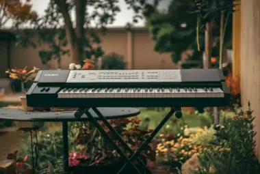 Collection of Casio keyboards with weighted keys, sleek designs, and advanced sound features, ideal for beginners and experienced players.