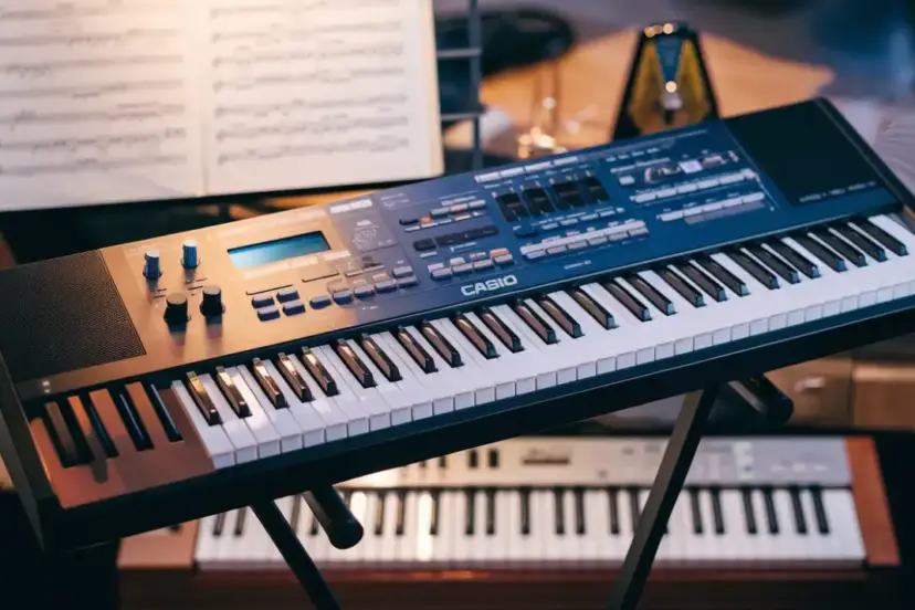 A range of Casio keyboards featuring sleek designs, touch-sensitive keys, and built-in speakers, suitable for musicians of all levels