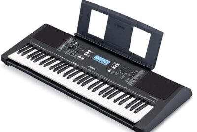 Yamaha PSR-E373 portable keyboard with 61 touch-sensitive keys, built-in speakers