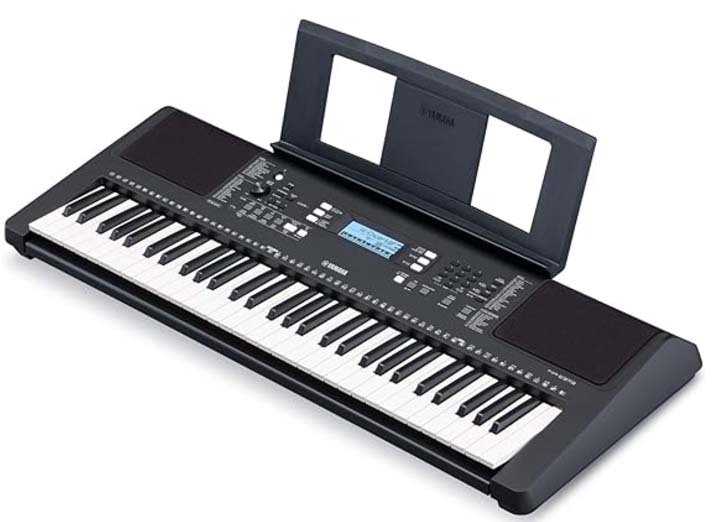 Yamaha PSR-E373 portable keyboard with 61 touch-sensitive keys, built-in speakers