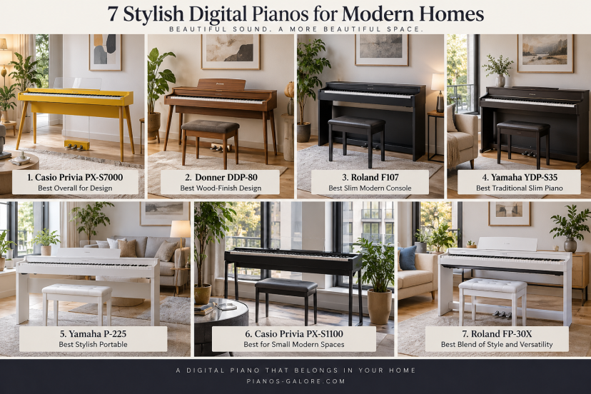 stylish pianos